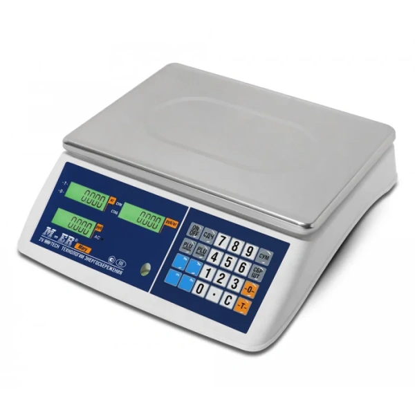 Весы торговые MERTECH M-ER 223 AC-15.2 "Mary" LCD (325х230 мм, АКБ до 6 мес.)